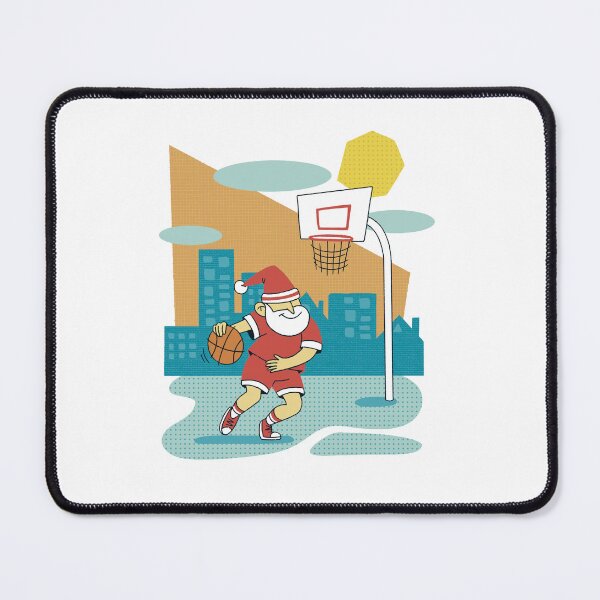 Item preview, santa-playing-basketball-psd designed and sold by JAMALSTORE92.