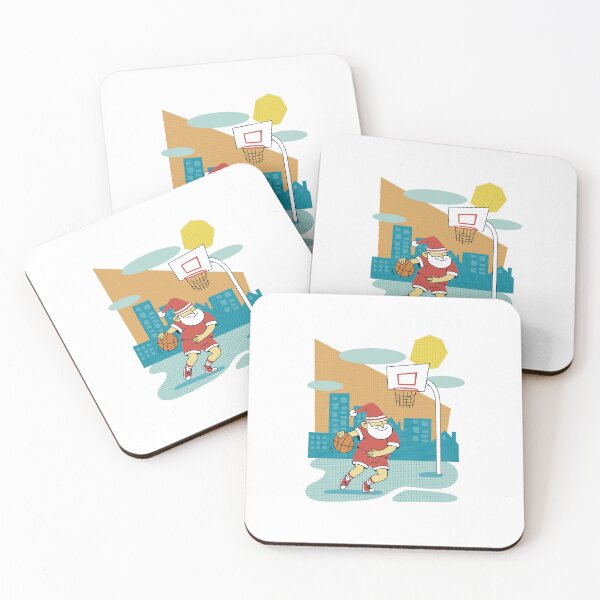 Item preview, santa-playing-basketball-psd designed and sold by JAMALSTORE92.