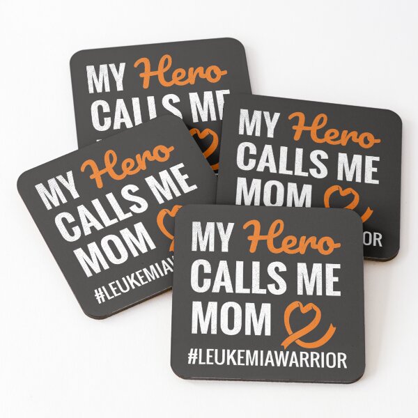 Item preview, Hero Calls Me Mom Leukemia Warrior Leukemia Awareness  designed and sold by Miriam Brayan.