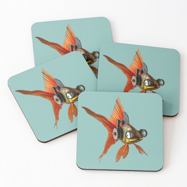 Item preview, Amber the Steampunk Goldfish designed and sold by Angela Micheli Otwell.