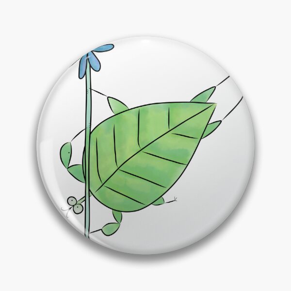 Item preview, Leaf Insect on a flower designed and sold by fogoosherie.