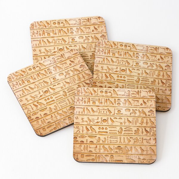 Item preview, Egyptian Pharaoh Hieroglyphics Wall designed and sold by Imperium All Day.