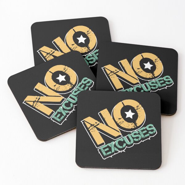 Item preview, No Excuses designed and sold by pqrstshirts.