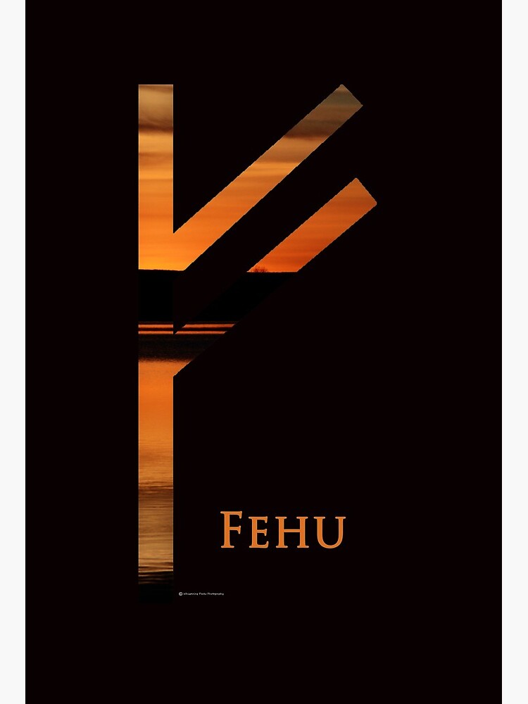 Viking Runes and Runic Symbols - Fehu (Wealth)