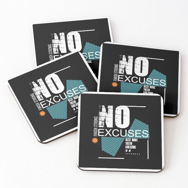 Item preview, No Excuses designed and sold by pqrstshirts.