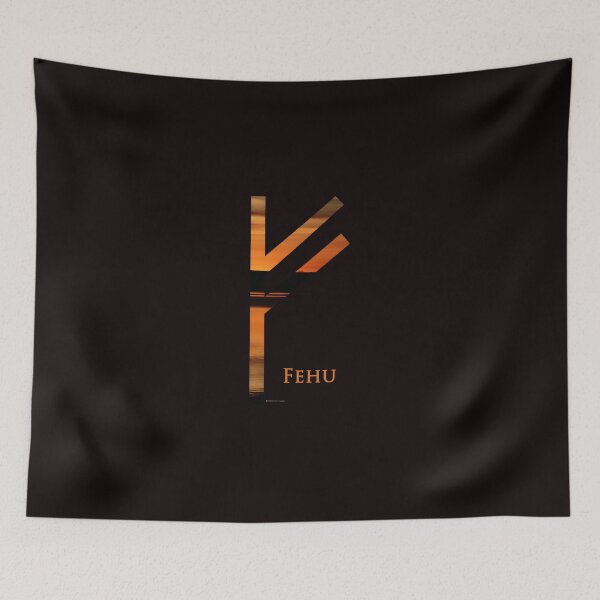 Aperçu de l'œuvre Ancien Futhark - Fehu Rune créée et vendue par Whisperingpeaks.