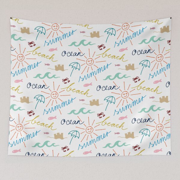 Item preview, summer beach ocean designed and sold by FLOWERLANE.