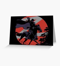 Zorro Greeting Card