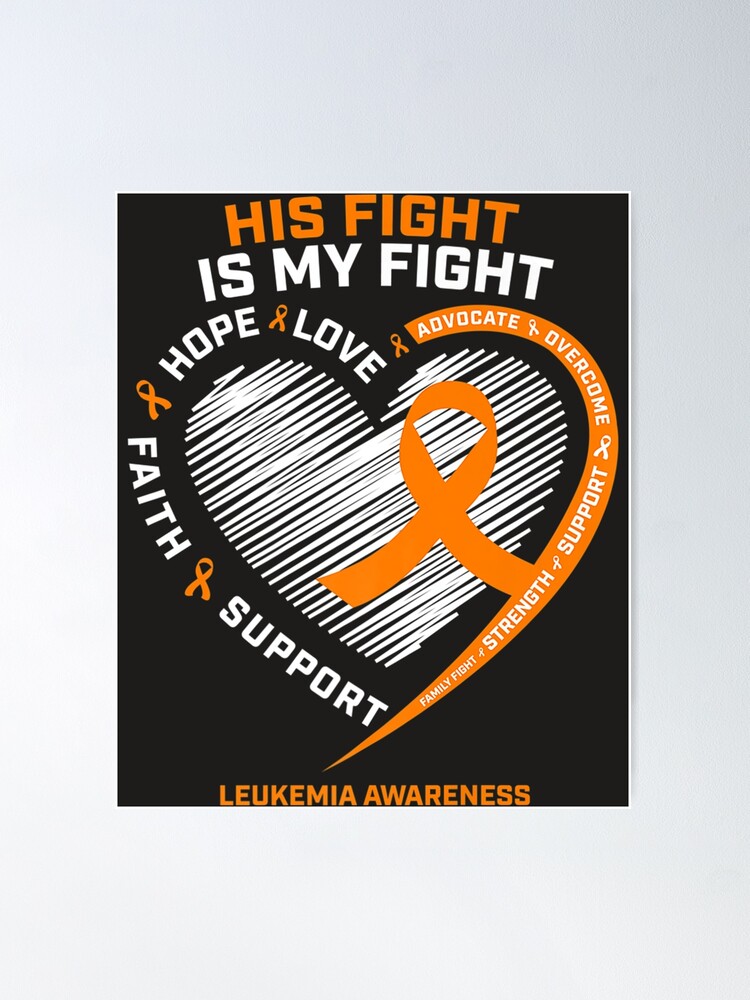 Faith Love Hope Leukemia Cancer Orange Ribbon Leggings for Men