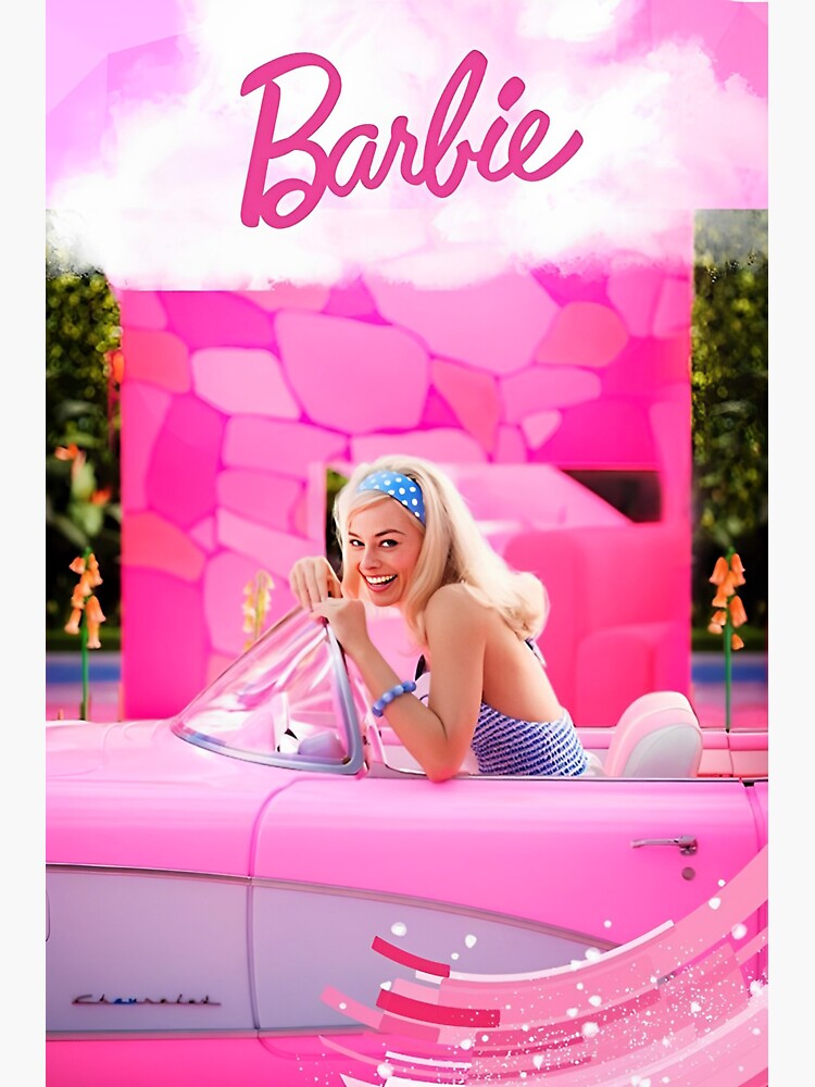 "Barbie movie Poster" Sticker for Sale by donniefaucett | Redbubble