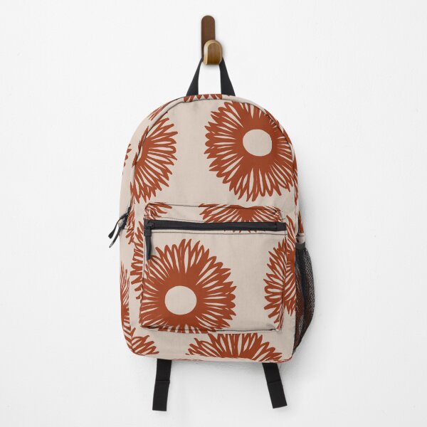 Item preview, Orange Hand-Drawn Floral Pattern designed and sold by BlueMoonBarn.