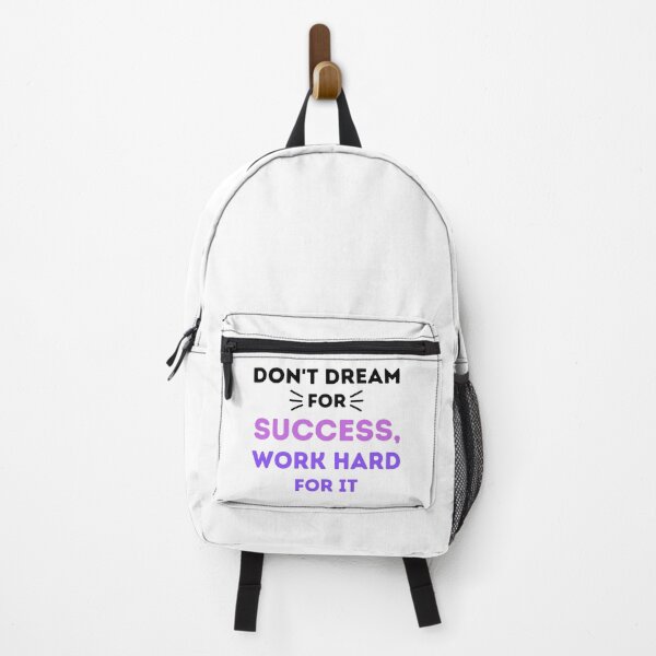 Item preview, Don't Dream For Success, Work Hard For It - Motivational Design designed and sold by CreativNode.