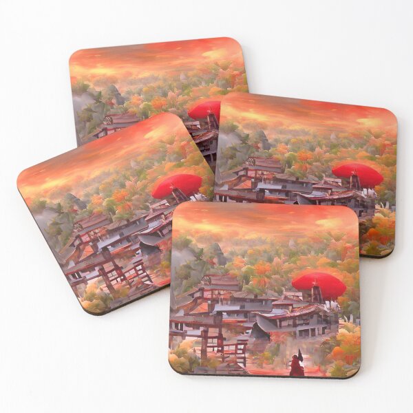 Item preview, Little Pagoda Village designed and sold by gostinojohndaj.