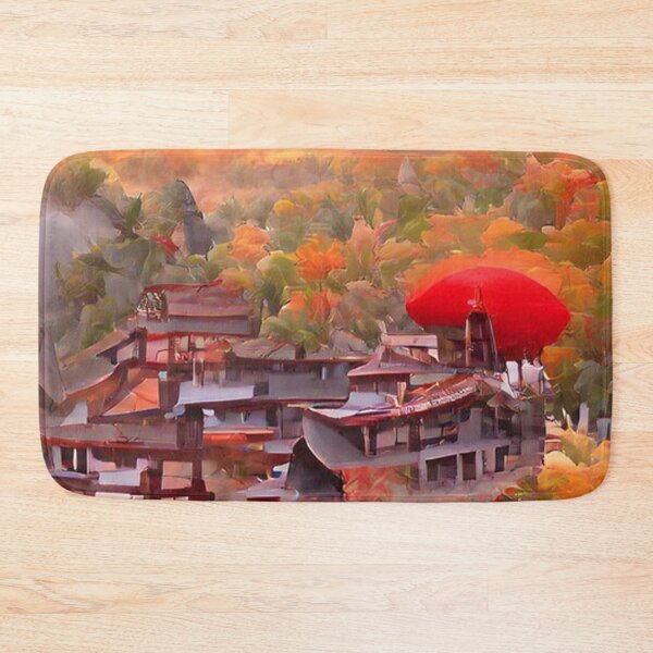 Item preview, Little Pagoda Village designed and sold by gostinojohndaj.