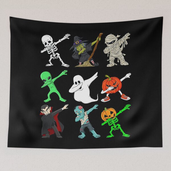 Item preview, Halloween Dabbing Skeleton Witch And Monsters Boys Girl Kids designed and sold by untriedcandidat.