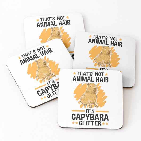 Item preview, Capybara Glitter South American Capybara designed and sold by madgrfx.