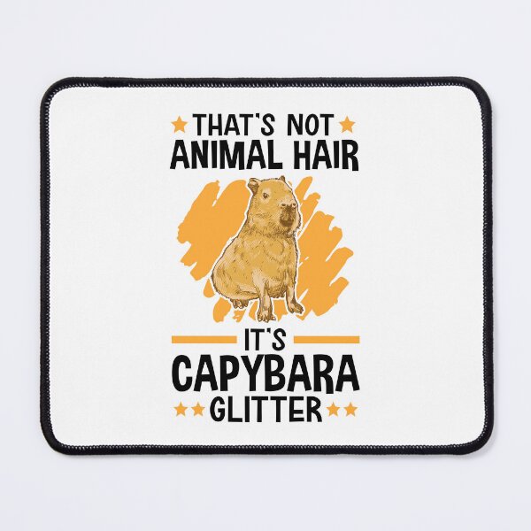Item preview, Capybara Glitter South American Capybara designed and sold by madgrfx.