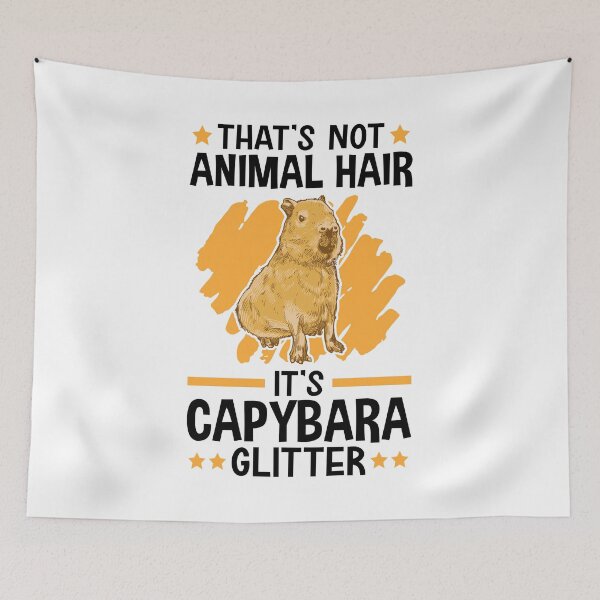 Item preview, Capybara Glitter South American Capybara designed and sold by madgrfx.
