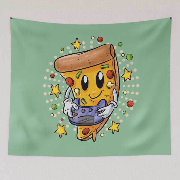 Item preview, Cute Pizza Gamer designed and sold by palaco210.