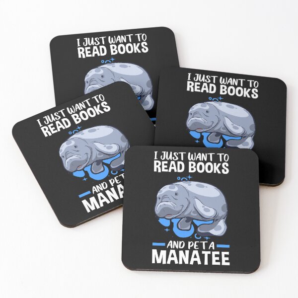 Item preview, Read books and pet manatee marine mammals designed and sold by madgrfx.