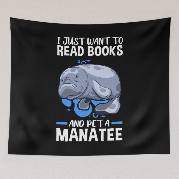 Item preview, Read books and pet manatee marine mammals designed and sold by madgrfx.