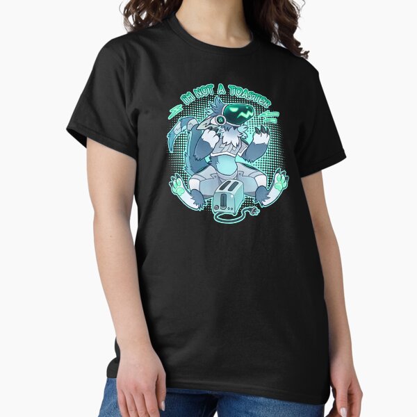 Item preview, Turquoise Grumpy Protogen - I'm not a toaster designed and sold by Mr.Lemur.