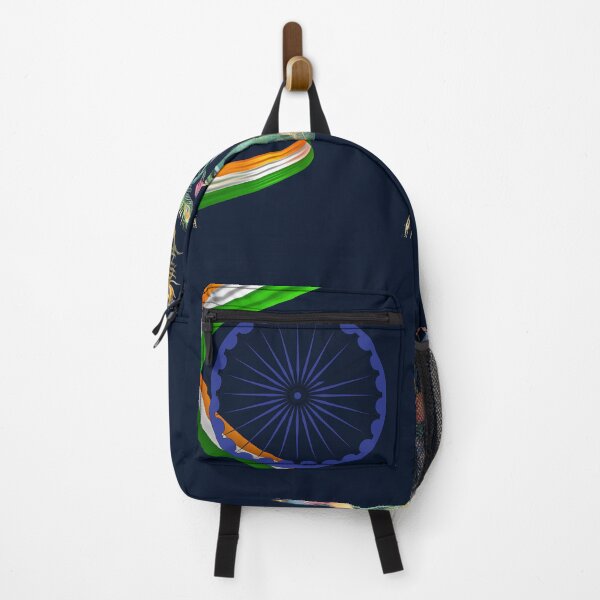 Item preview, Indian Independence Day 15 August 1947 Indian Flag Peacock Feathers designed and sold by sabricreations.