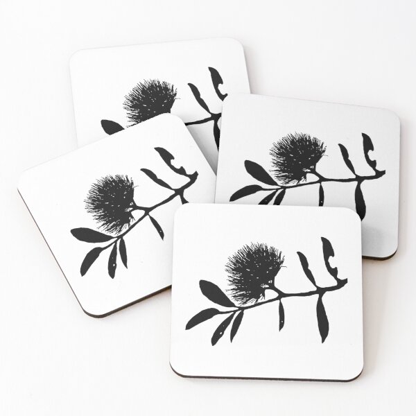Item preview, Pohutukawa- Black    designed and sold by Vivaldiwatson.