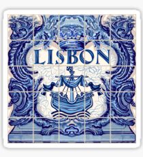 Portugal Lisbon Lisboa Azulejo Azulejos Tiles Sticker