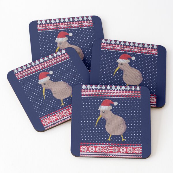 Item preview, New Zealand Kiwi Bird Ugly Christmas Sweater Winter Gift Santa Cap   designed and sold by Vivaldiwatson.