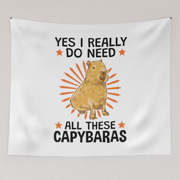 Item preview, Yes I need all these capybaras capybaras designed and sold by madgrfx.