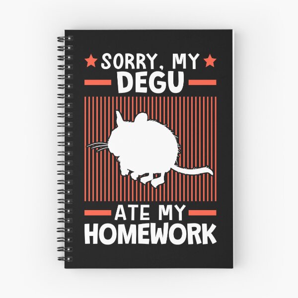 Item preview, Degu ate my homework designed and sold by madgrfx.
