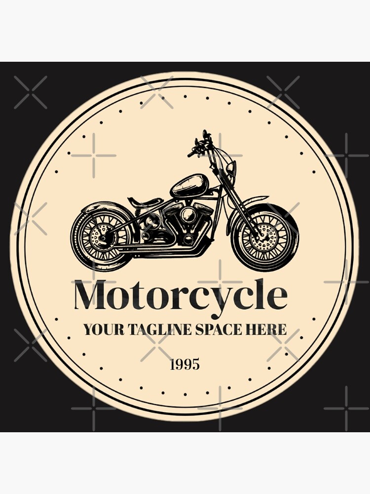 "Motorcycle Your Tagline Space Here" Poster for Sale by mits1983