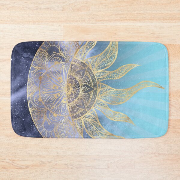 Item preview, Gold Moon Sun Mandala Celestial Design designed and sold by NdesignTrend.