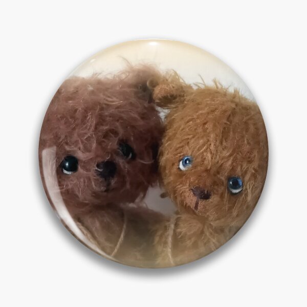 Item preview,  'Nobbin and Bobbin', close up, orphan brothers. Handmade bears from Teddy Bear Orphans designed and sold by Teddy Bear Orphans .