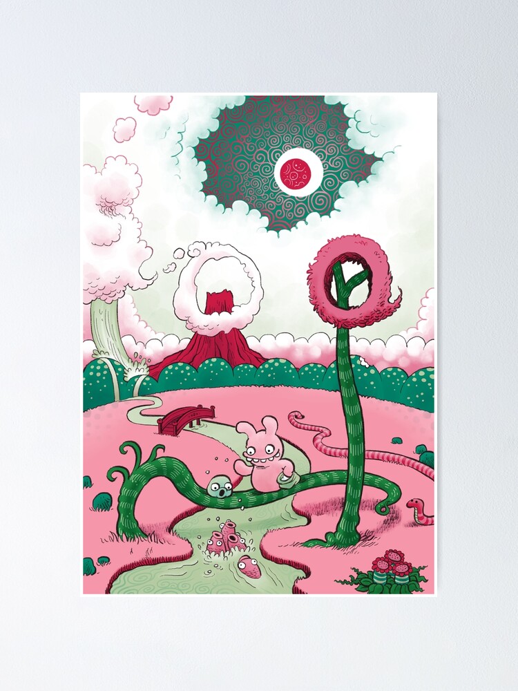 Alternate view of Tobias and Jube and Fish Poster