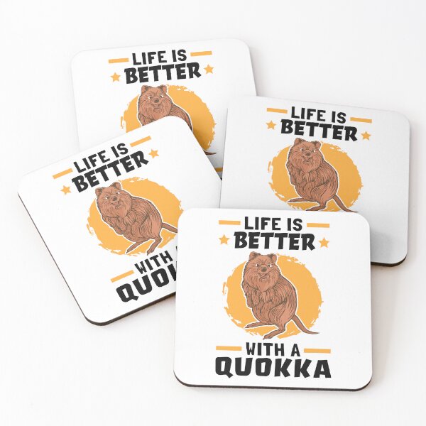 Artikelvorschau, Leben ist besser mit Quokka Australien Beuteltier entworfen und verkauft von madgrfx.