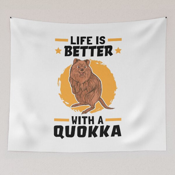 Item preview, Life is better with Quokka Australia marsupial designed and sold by madgrfx.