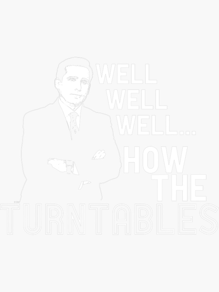 "The Office How the Turntables" Sticker for Sale by growlingficlet4