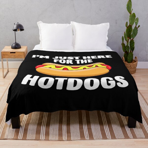 Item preview, Funny Hot Dog Lover I'm Just Here For The Hot Dogs designed and sold by hurtfulfan1316.