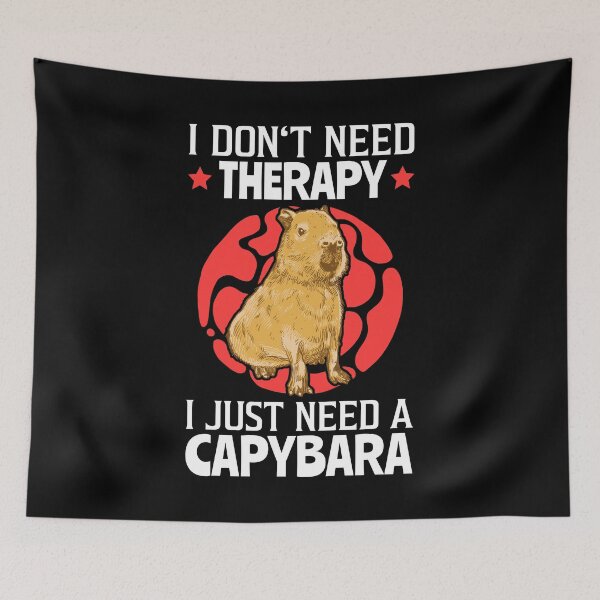 Item preview, Capybara My Therapy South America Capybara designed and sold by madgrfx.
