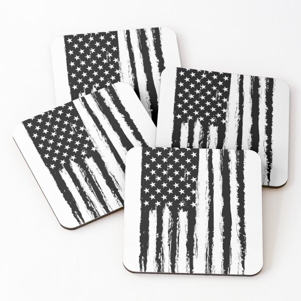 Item preview, Abstract Black United States Flag, USA American Grunge Flag Black Color designed and sold by Quotesigner.
