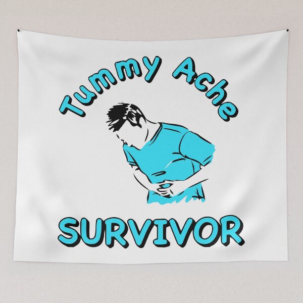 Item preview, Tummy Ache survivor designed and sold by rachimariposa.