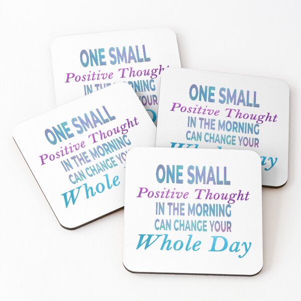 Item preview, One Small Positive Thought (Aqua/Purple version) designed and sold by JadeRyder.