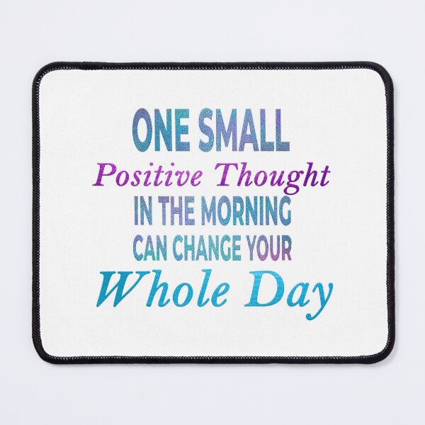 Item preview, One Small Positive Thought (Aqua/Purple version) designed and sold by JadeRyder.
