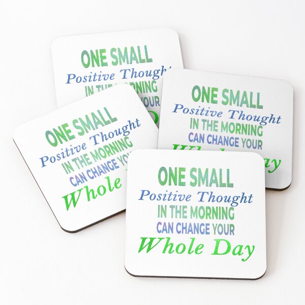 Item preview, One Small Positive Thought (Green/Blue version) designed and sold by JadeRyder.