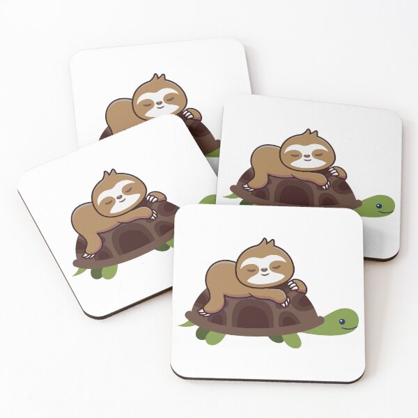 Item preview, Sloth Sleeps On A Turtle designed and sold by istoriadesign.