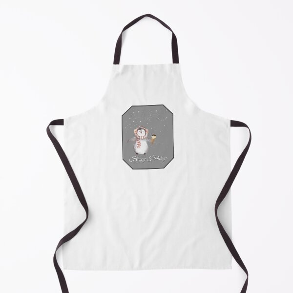 Item preview, Cute Penguin Ear Muffs and Ice Cream Happy Holidays designed and sold by OByD.