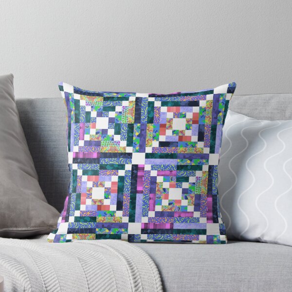 Item preview, Artticarlo Designs Sticks and Stones Quilt on White Repeat 5748 designed and sold by Art in My Loft.
