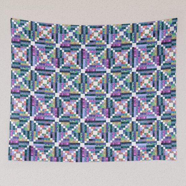 Item preview, Artticarlo Designs Sticks and Stones Quilt on White Repeat 5748 designed and sold by Art in My Loft.